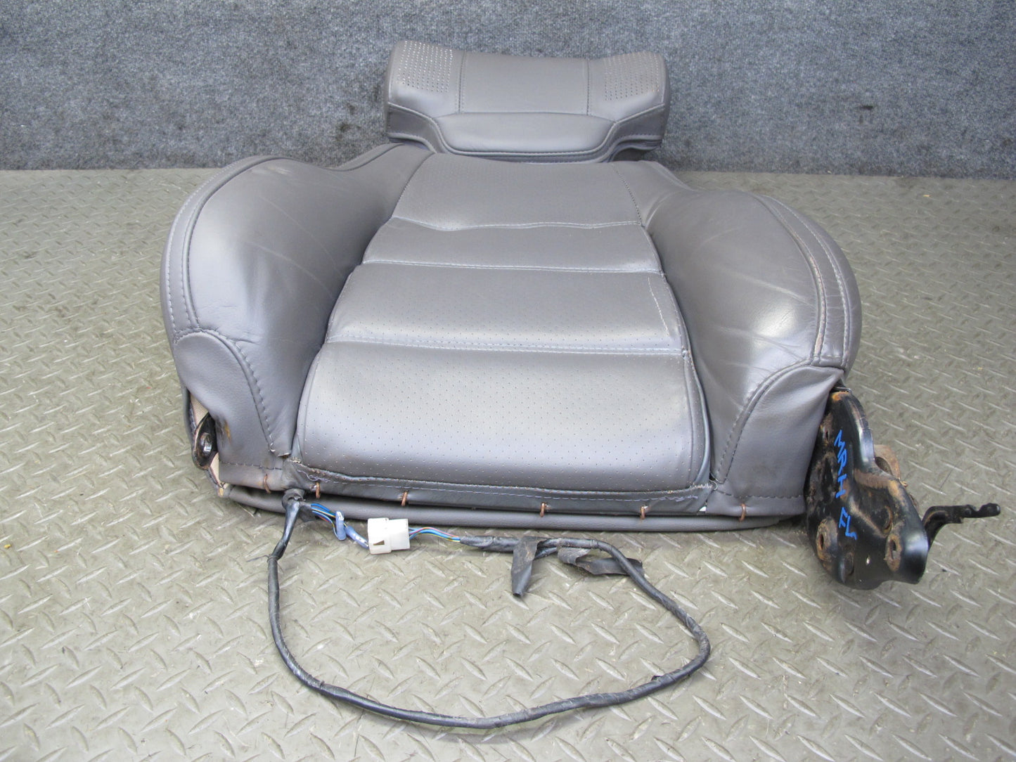 88-91 Mazda RX7 FC3S Convert Left Seat Upper Leather Cushion Backrest Brown OEM