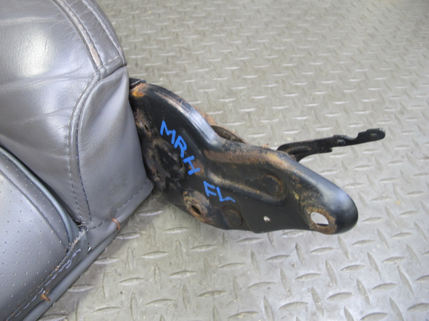 88-91 Mazda RX7 FC3S Convert Left Seat Upper Leather Cushion Backrest Brown OEM