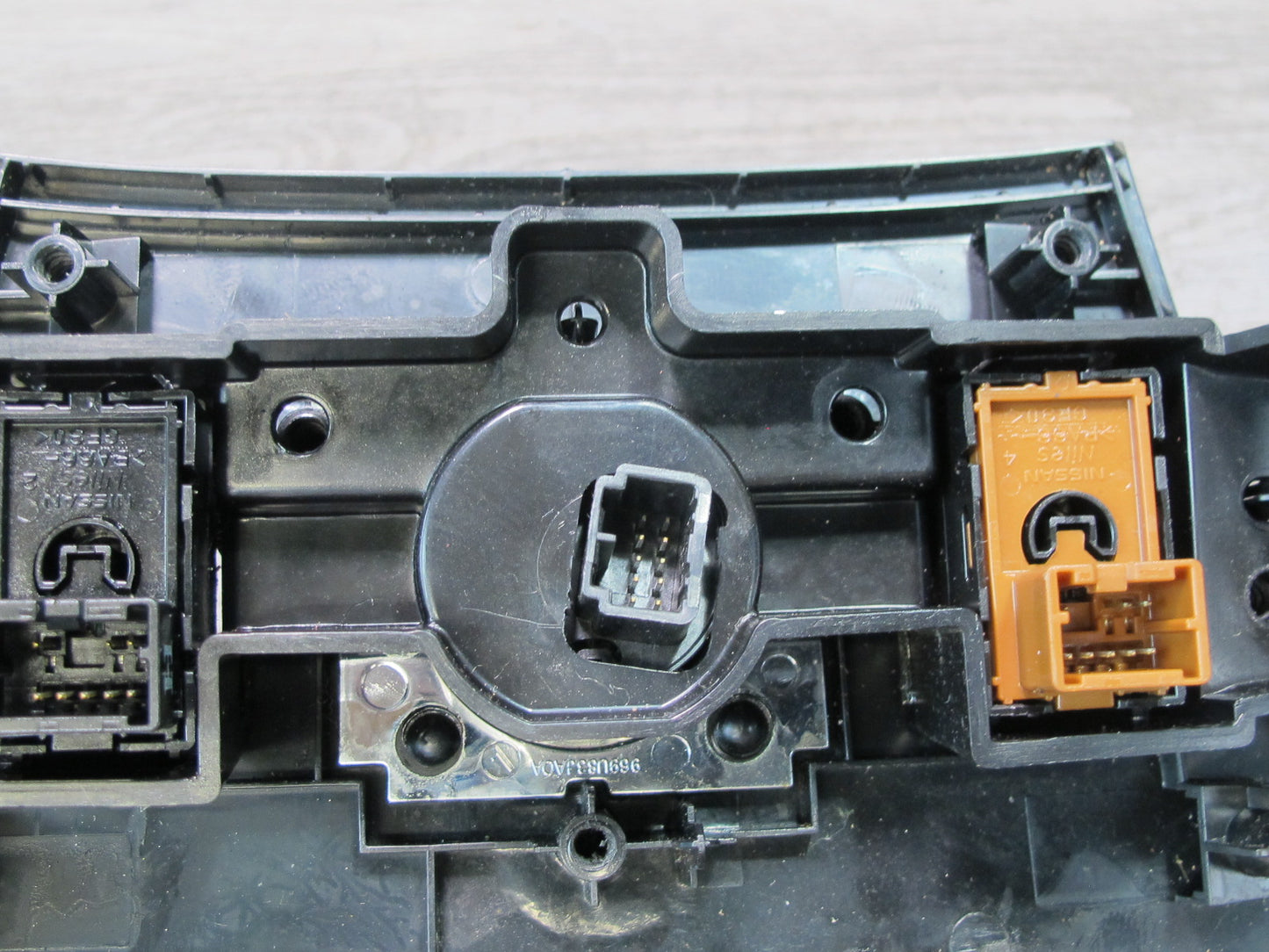2013-2016 Infiniti JX35 QX60 Center Console Trim Bezel Cover Panel w Switches