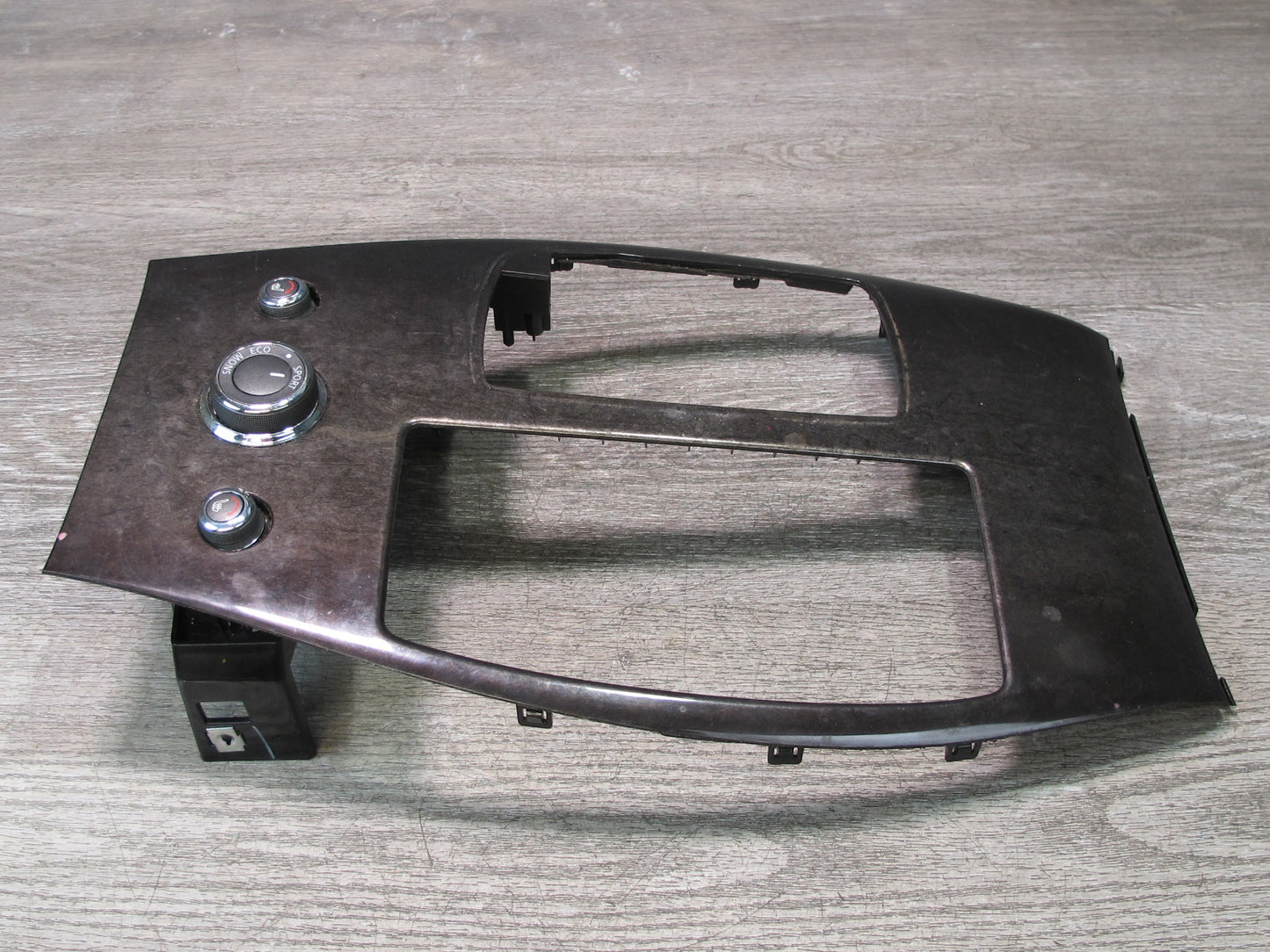 2013-2016 Infiniti JX35 QX60 Center Console Trim Bezel Cover Panel w Switches