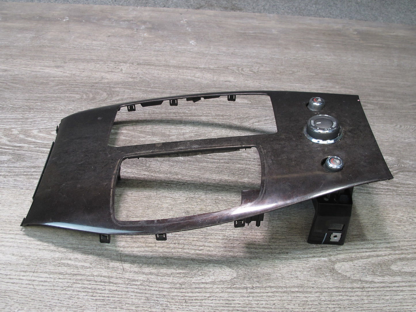 2013-2016 Infiniti JX35 QX60 Center Console Trim Bezel Cover Panel w Switches