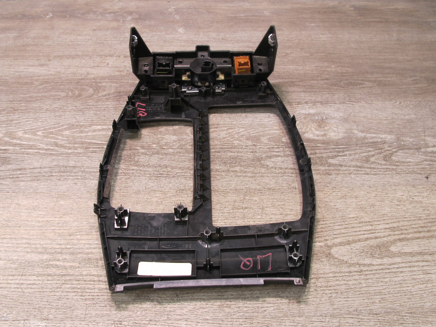 2013-2016 Infiniti JX35 QX60 Center Console Trim Bezel Cover Panel w Switches
