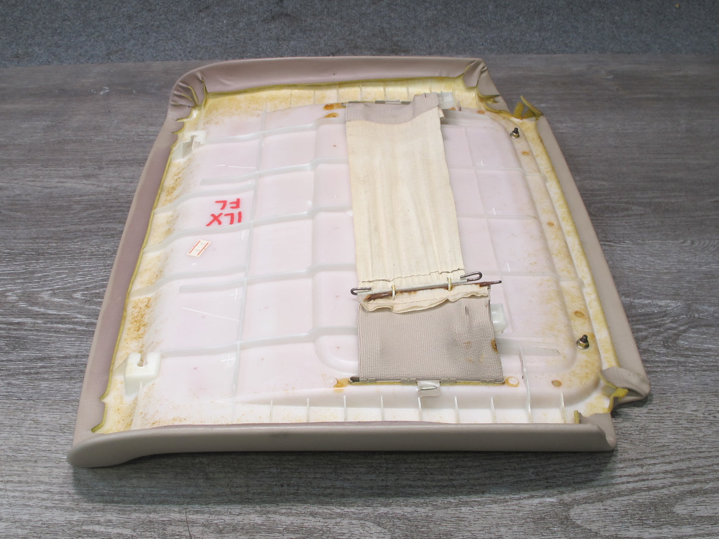 1998-2002 Lexus LX470 Front Left Driver Side Seat Back Rear Panel Ivory