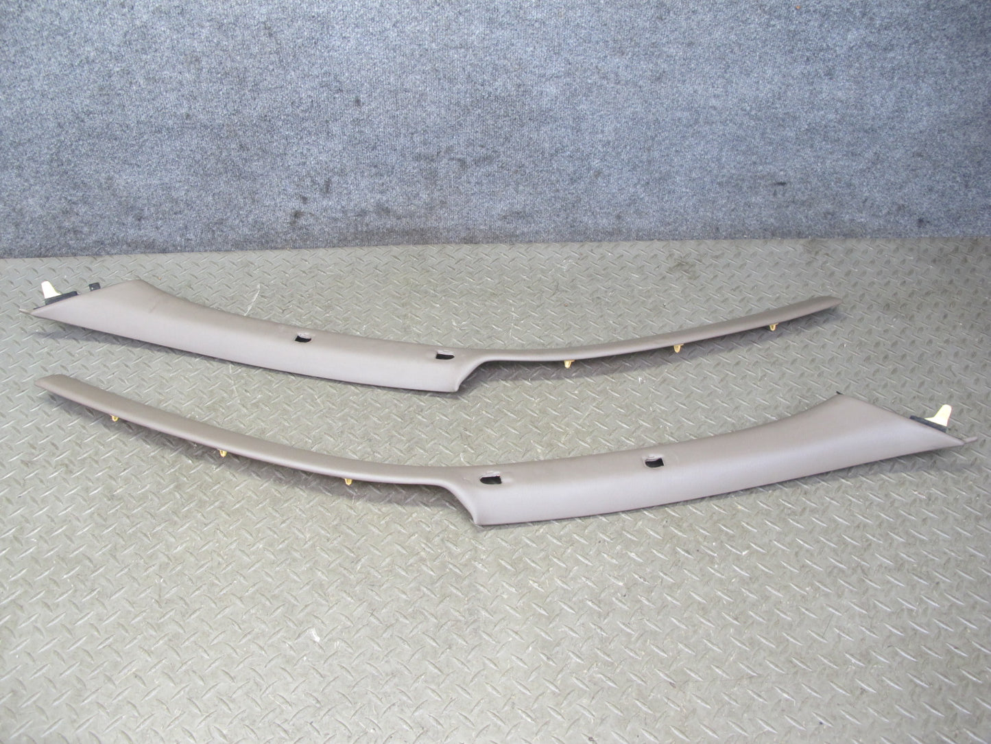 92-00 Lexus JZZ31L SC400 SC300 Front A Pillar Trim Cover Panel Set Brown OEM