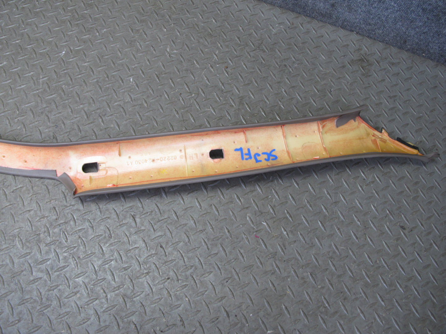 92-00 Lexus JZZ31L SC400 SC300 Front A Pillar Trim Cover Panel Set Brown OEM