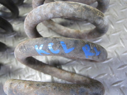 96-99 Mercedes W140 C140 CL600 Coupe Set of 2 Rear Left & Right Coil Spring OEM