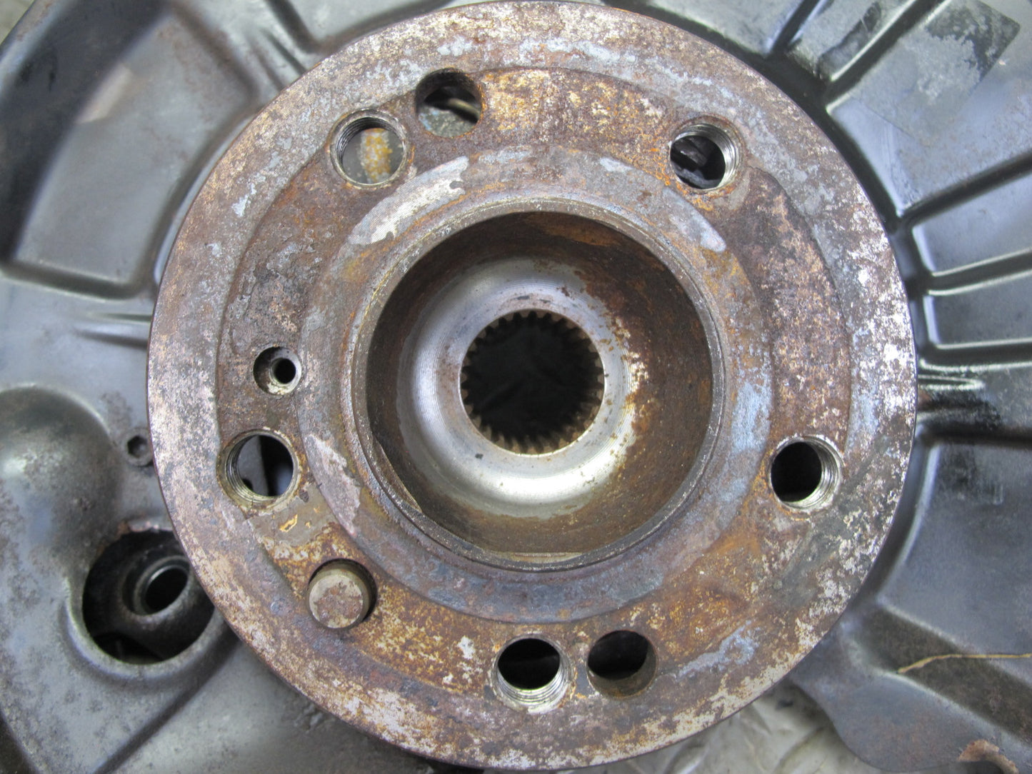 96-99 Mercedes W140 C140 RWD Rear Right Spindle Knuckle Wheel Hub Bearing OEM