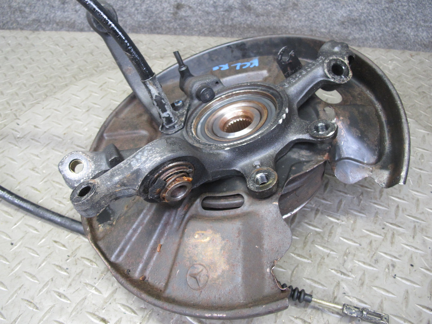 96-99 Mercedes W140 C140 RWD Rear Right Spindle Knuckle Wheel Hub Bearing OEM