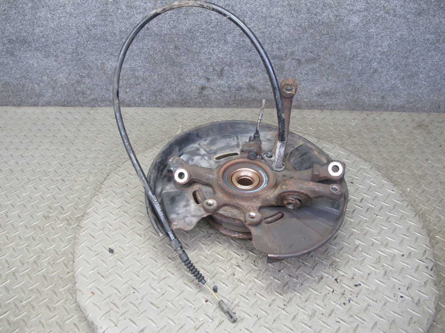 96-99 Mercedes W140 C140 RWD Rear Left Spindle Knuckle Wheel Hub Bearing OEM