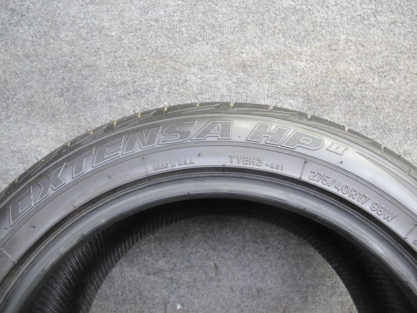 Set of 2 Toyo Extensa HP II ALL Season Tire 275/40 R17 98W 4024 9/32 Tread