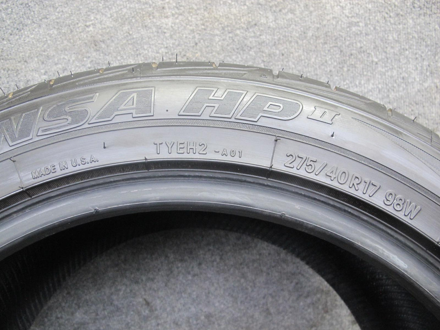 Set of 2 Toyo Extensa HP II ALL Season Tire 275/40 R17 98W 4024 9/32 Tread