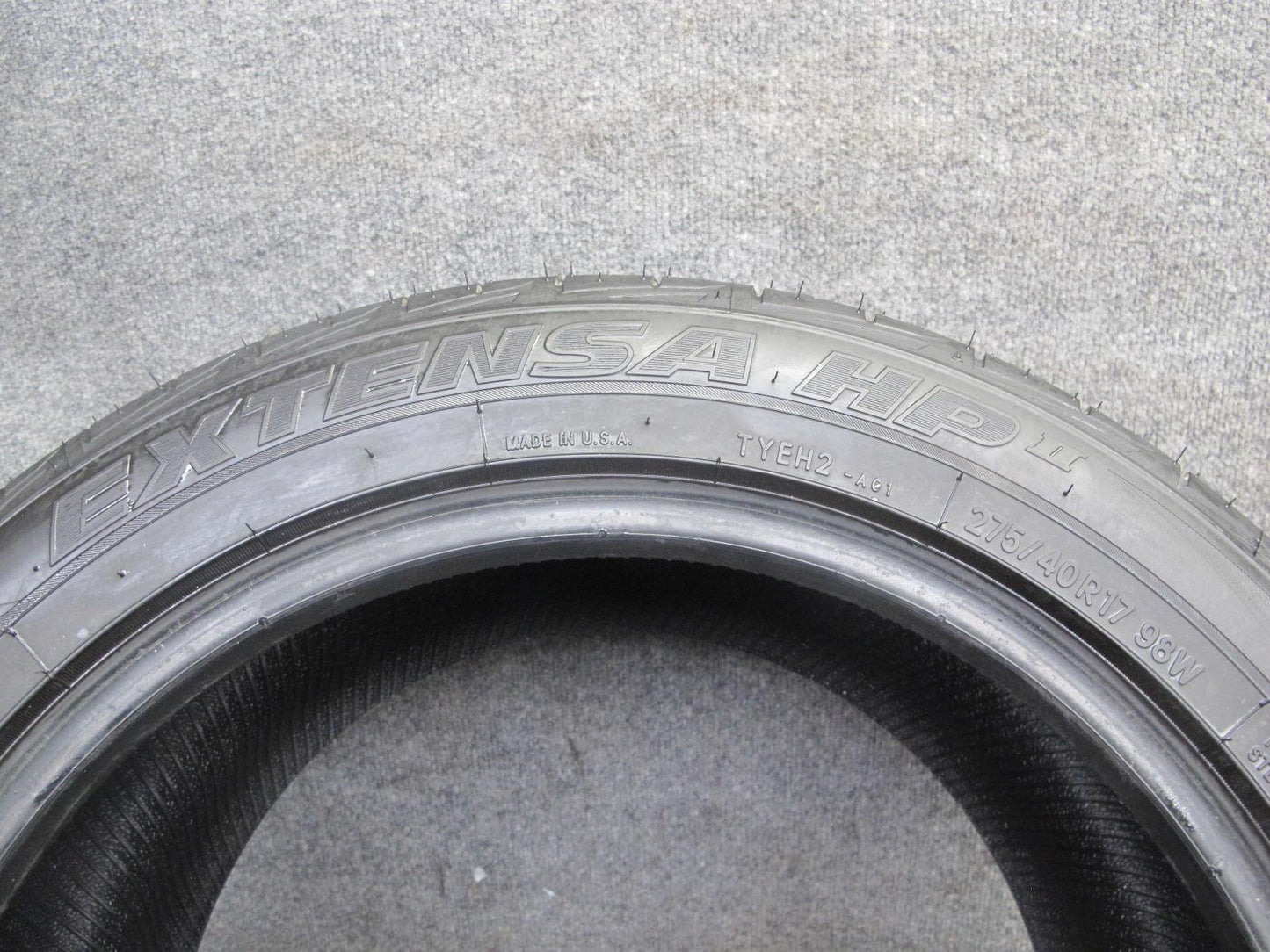 Set of 2 Toyo Extensa HP II ALL Season Tire 275/40 R17 98W 3824 0424 9/32 Tread
