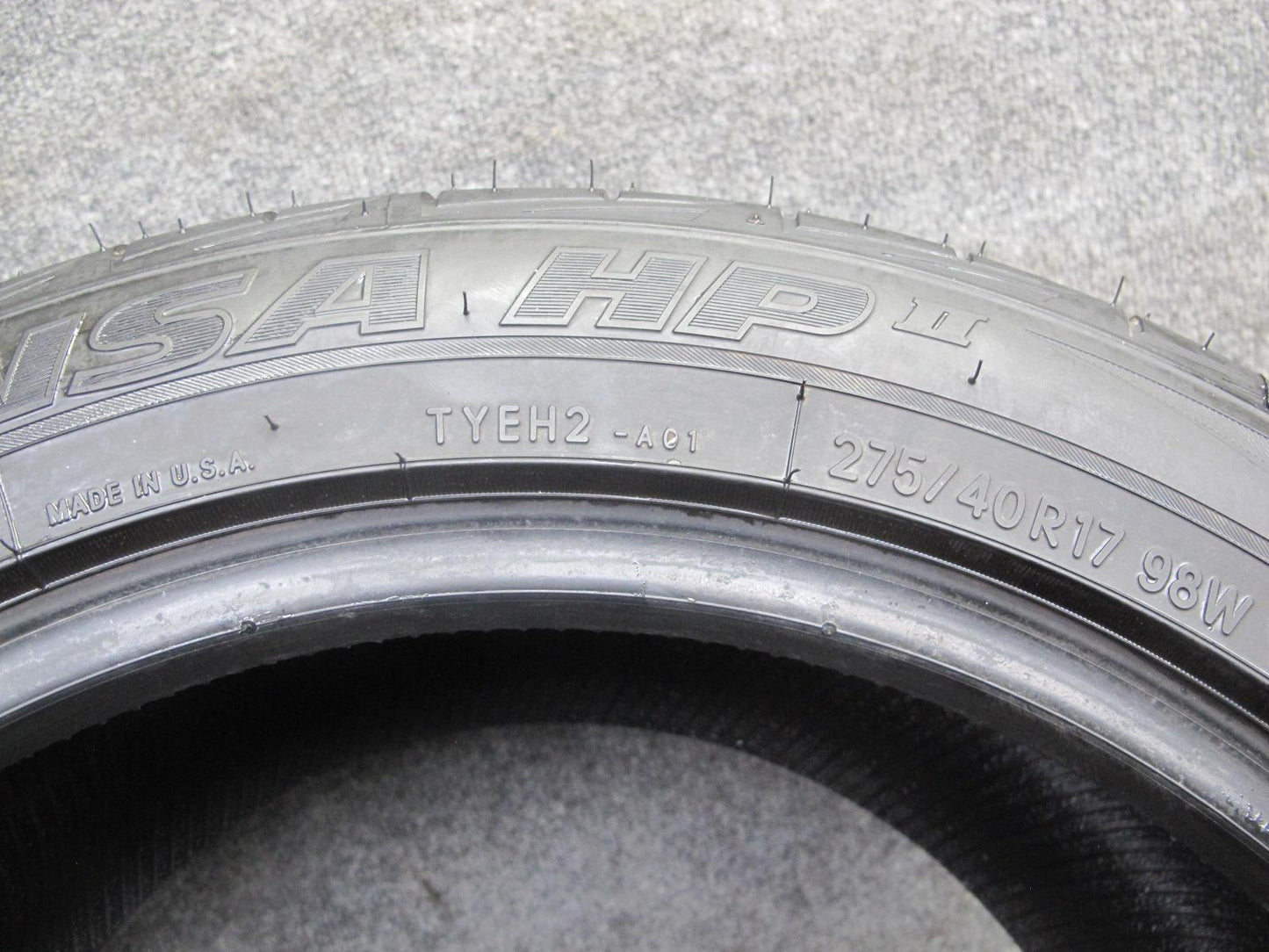 Set of 2 Toyo Extensa HP II ALL Season Tire 275/40 R17 98W 3824 0424 9/32 Tread