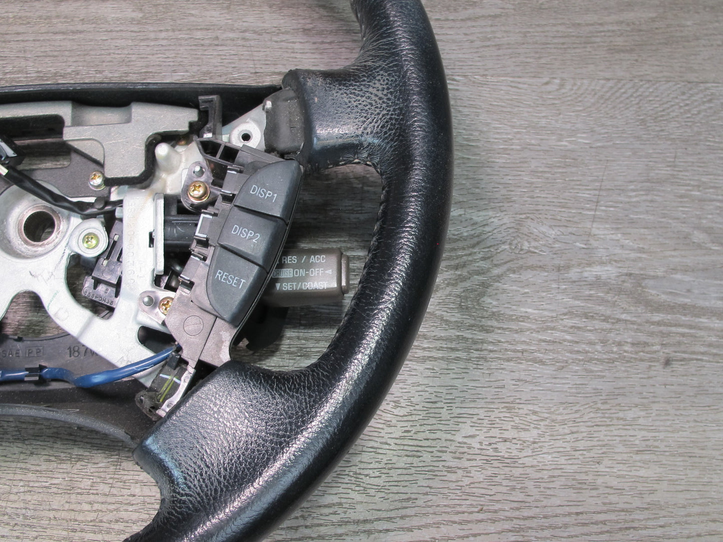 04-06 Lexus UCF30L LS430 Leather Wood Steering w Switches & Cruise Black OEM