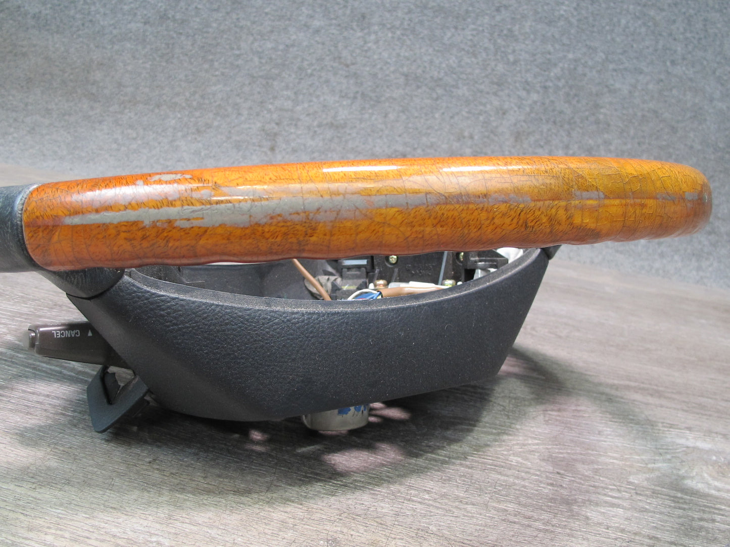 04-06 Lexus UCF30L LS430 Leather Wood Steering w Switches & Cruise Black OEM