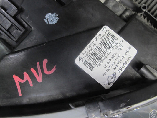 11-15 Mini Cooper R60 R61 Front Left & Right BI Xenon Headlight Lamp Set OEM