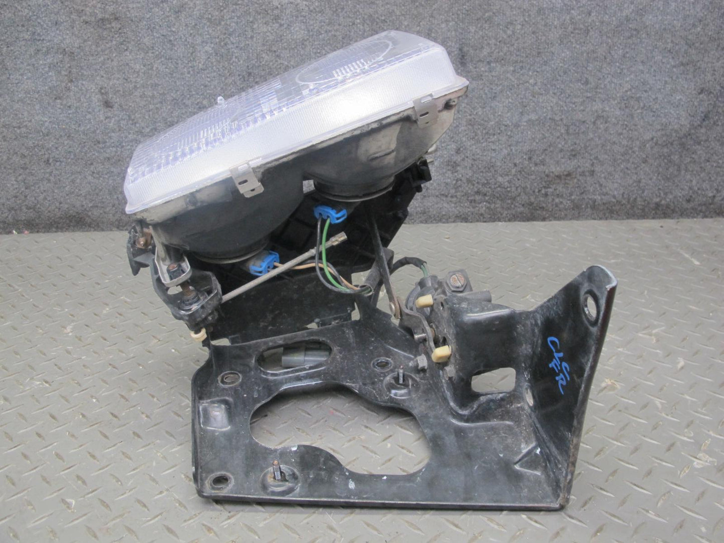 97-99 Chevrolet Corvette C5 Front Right Headlight Lamp w Motor & Mount OEM