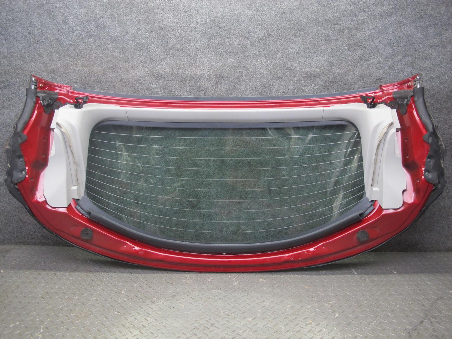 10-15 Lexus IS350 IS250 Convertible Rear Roof Back Glass Window RED Mica OEM