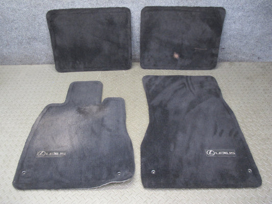 01-06 Lexus UCF30L LS430 Set of 4 Front & Rear Floor MAT Carpet Black OEM