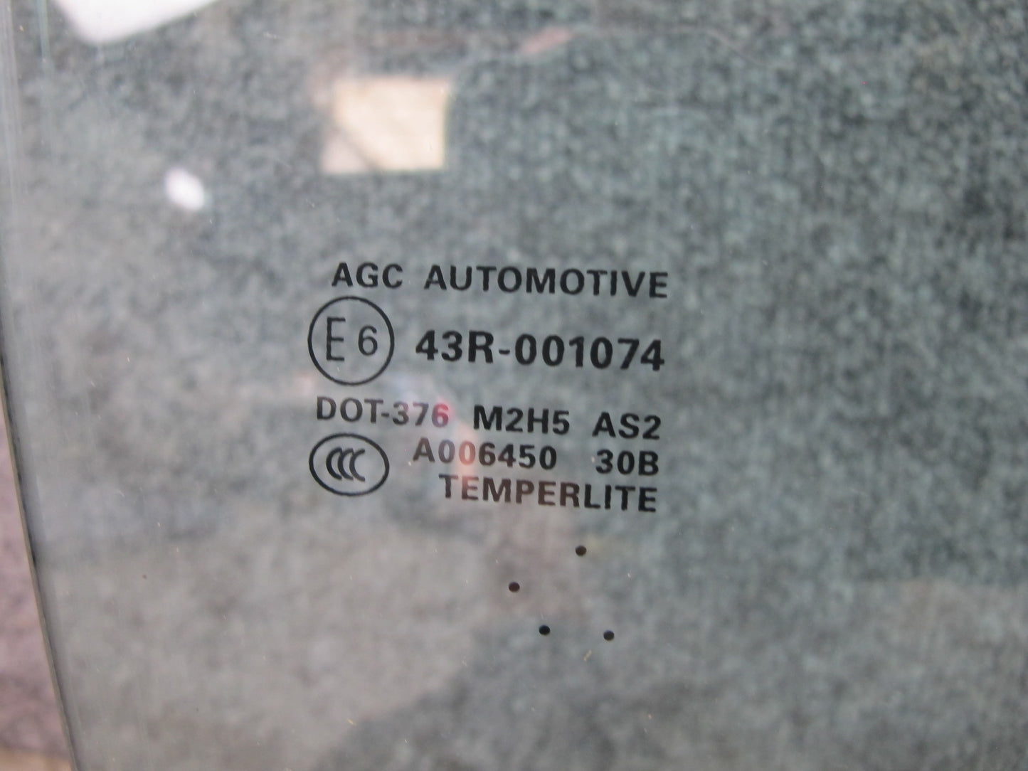 2014-2015 Infiniti QX60 Front Right Door Glass Window