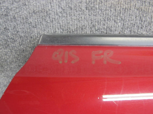 10-15 Lexus IS350 IS250 Convertible Right Pass Door Shell Panel RED Mica OEM