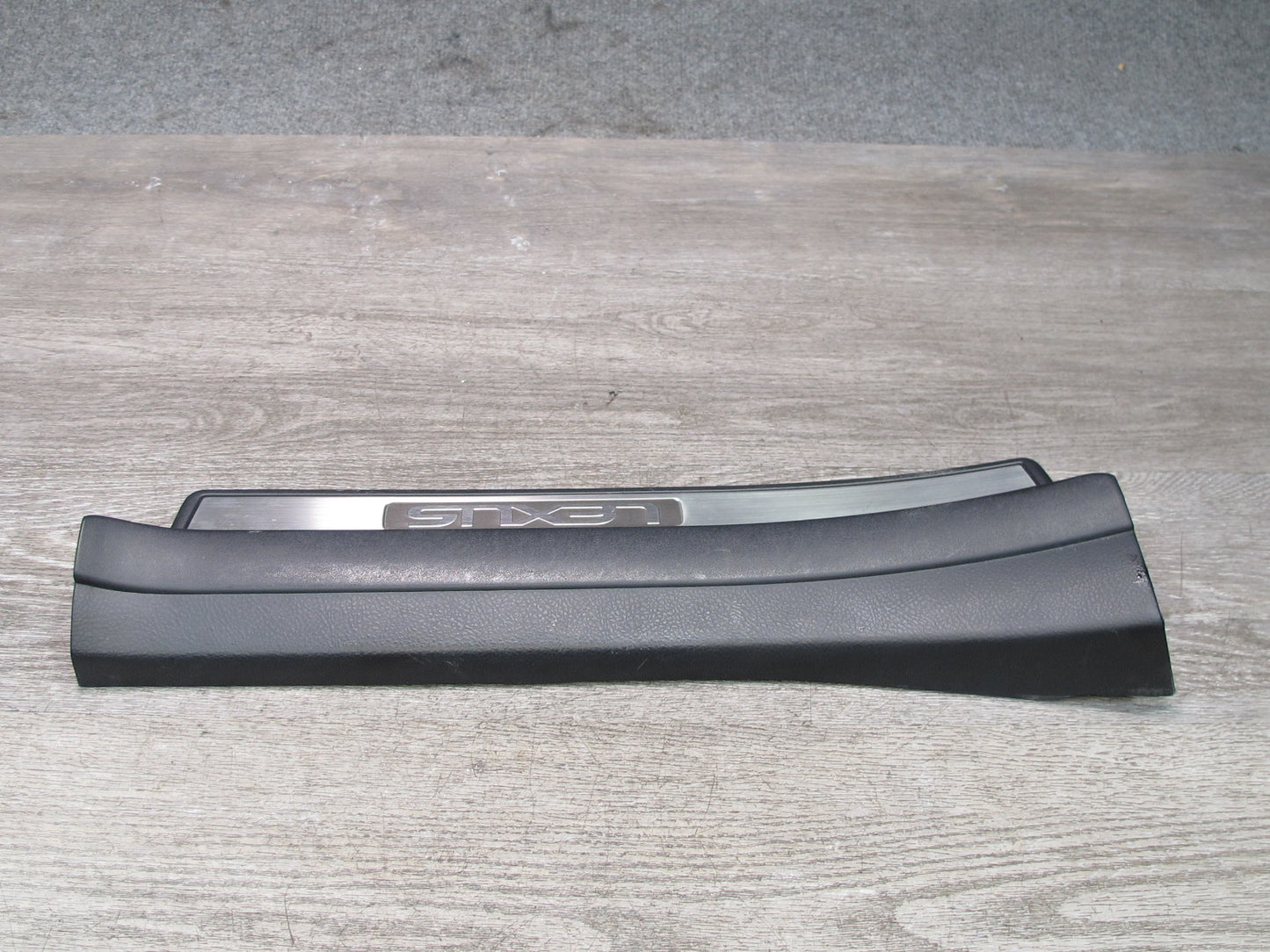 01-06 Lexus LS430 Rear Left Right Door Scuff Sill Plate Trim Panel Set Black OEM