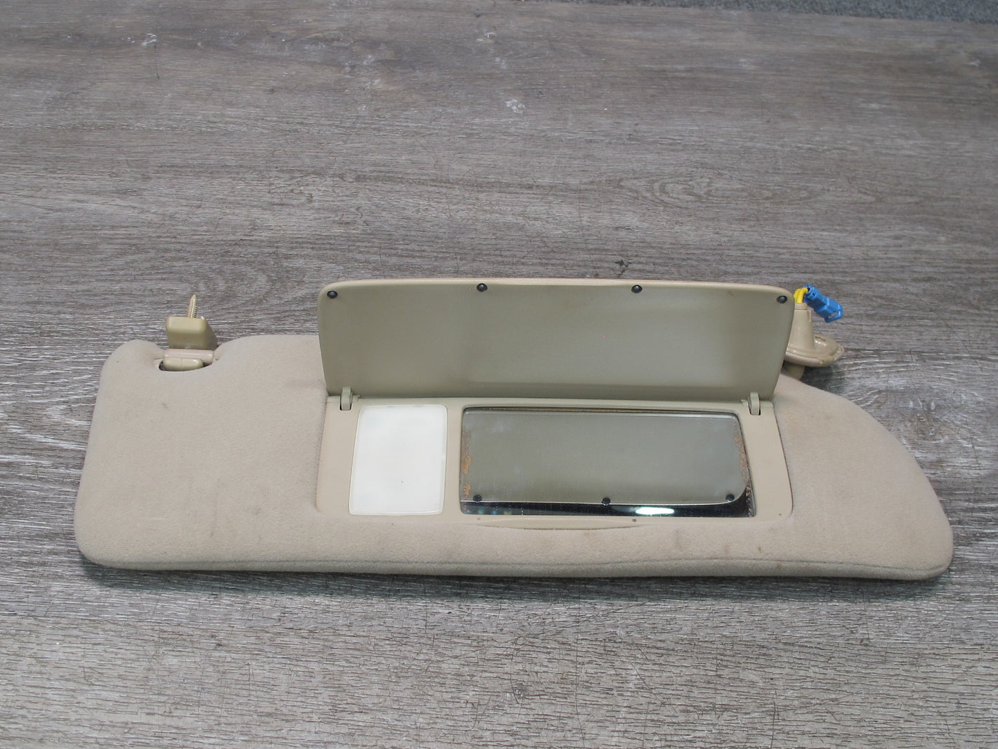 92-94 Lexus JZZ31L SC400 SC300 Set of 2 Front Left Right Sun Visor TAN OEM
