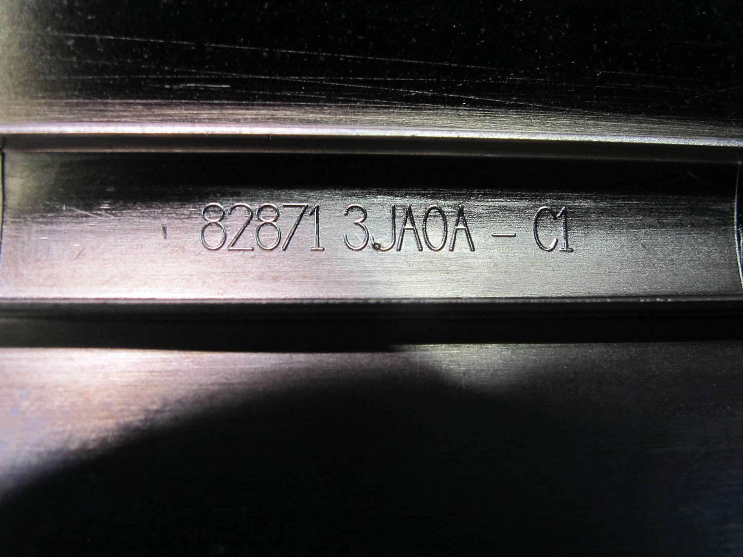 2014-2020 Infiniti QX60 Rear Left Door Chrome Lower Trim Molding 82871-3JA0A