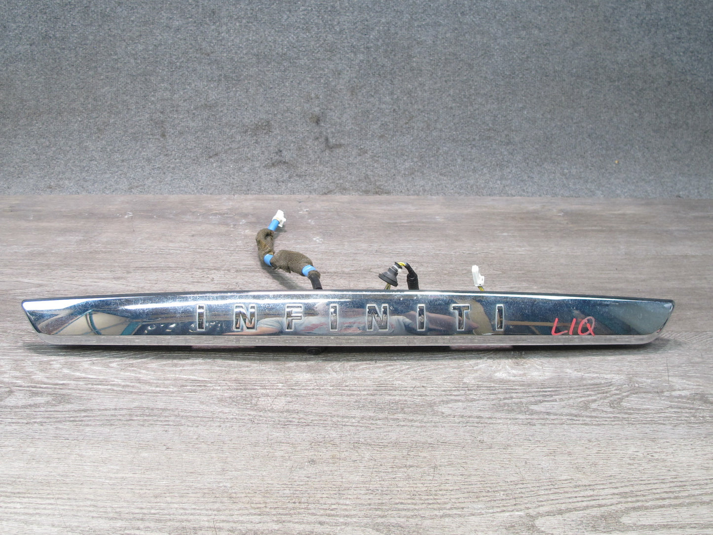 2014-2015 Infiniti QX60 Rear Tailgate Handle Chrome Trim Molding w Camera