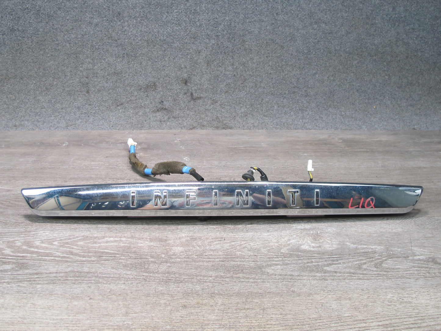 2014-2015 Infiniti QX60 Rear Tailgate Handle Chrome Trim Molding w Camera