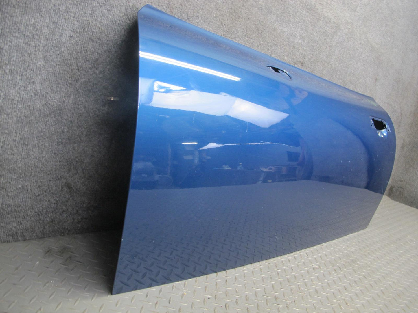99-02 BMW E36/7 Z3 Left Driver Door Shell Panel Topas Blue OEM