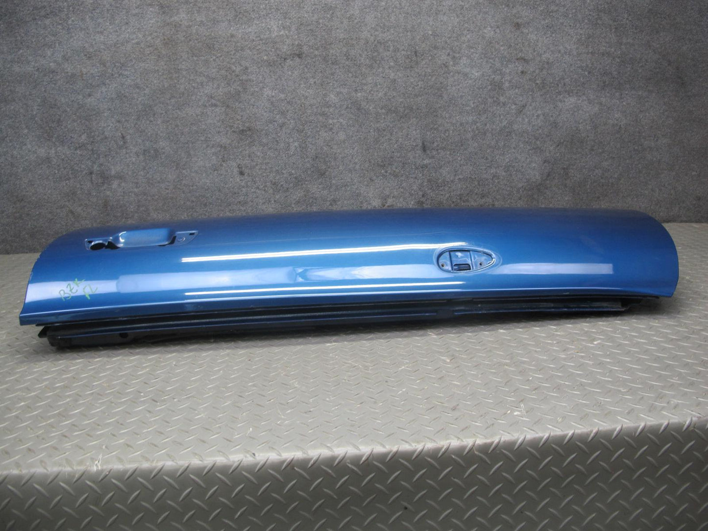 99-02 BMW E36/7 Z3 Left Driver Door Shell Panel Topas Blue OEM