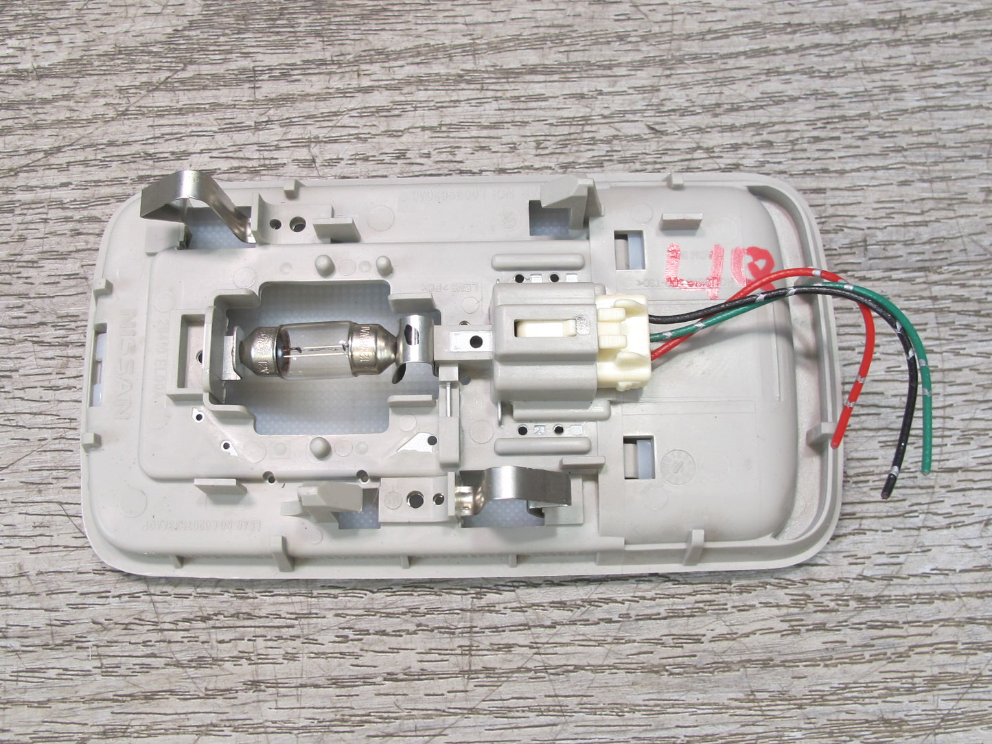 2014-2015 Infiniti QX60 Front & Overhead Console Dome Reading Light Lamp