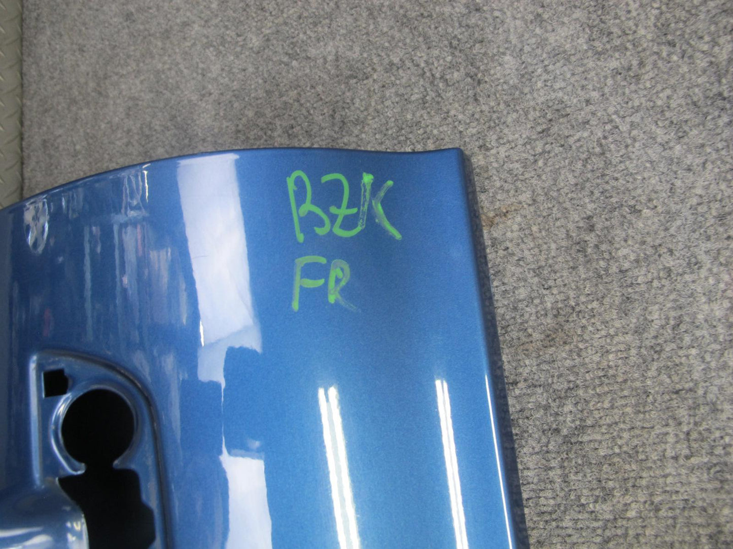 99-02 BMW E36/7 Z3 Right Passenger Door Shell Panel Topas Blue OEM