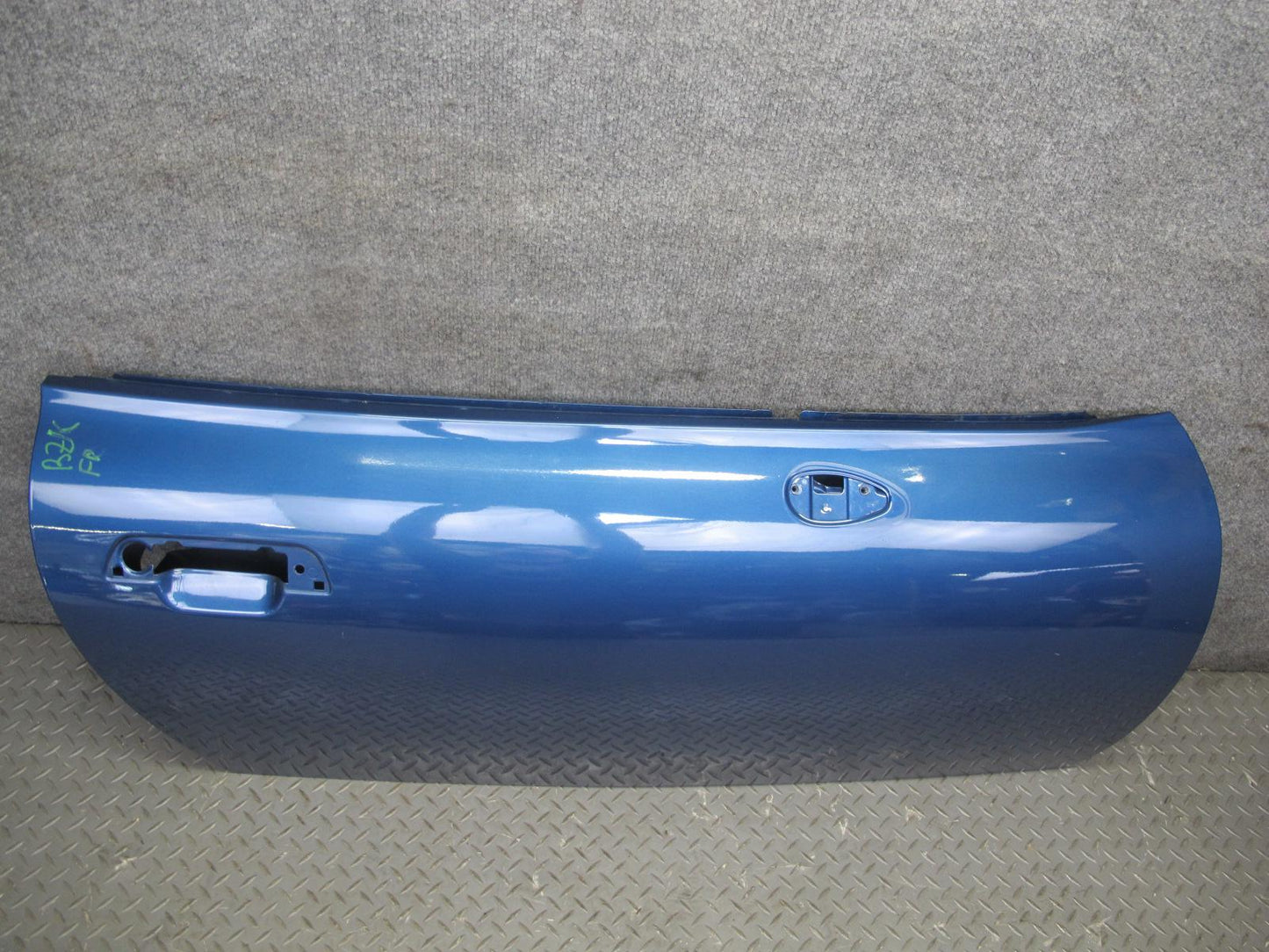 99-02 BMW E36/7 Z3 Right Passenger Door Shell Panel Topas Blue OEM