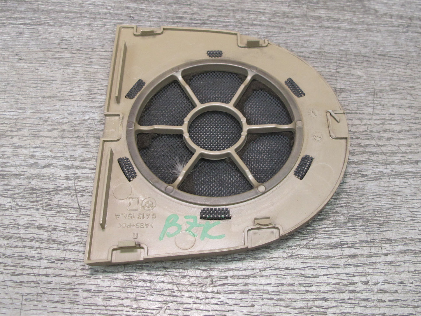 99-02 BMW E36/7 Z3 Roadster Rear Right Lateral Speaker Trim Cover Beige OEM