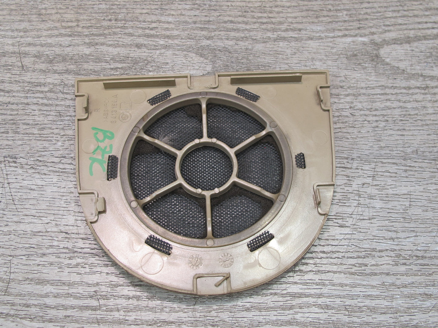 99-02 BMW E36/7 Z3 Roadster Rear Right Lateral Speaker Trim Cover Beige OEM