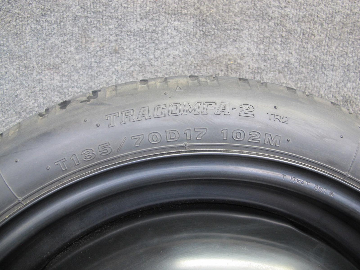08-14 Subaru Impreza WRX Emergency 17" R17 Spare Tire Wheel 17x4T ET30 5x100 OEM
