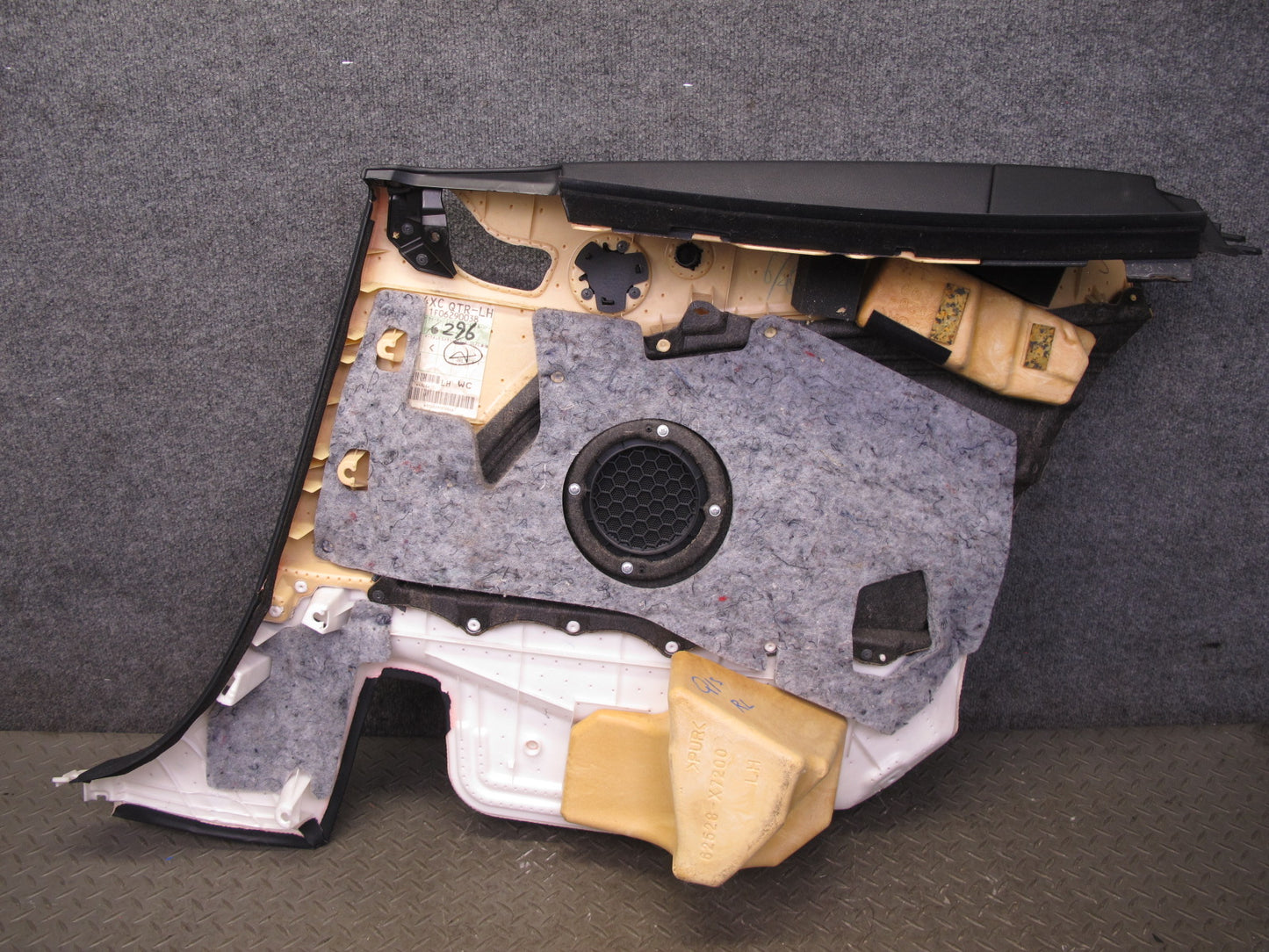 2010 Lexus IS350 IS250 Conv Rear Quarter Interior Trim Cover Panel Set Black OEM