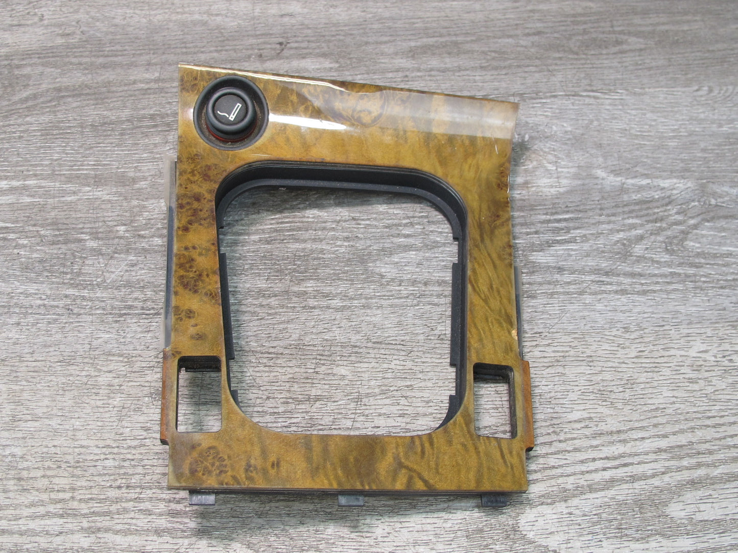 00-02 BMW E36/7 Z3 Center Console Shifter & Switch Wood Trim Cover Set OEM