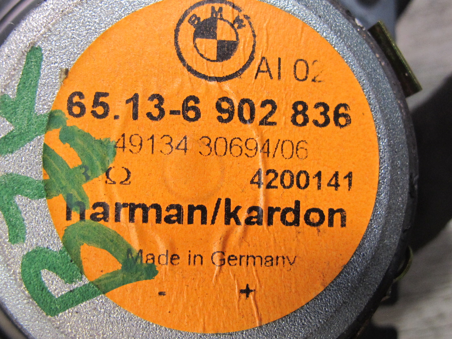 00-02 BMW E36/7 Z3 Roadster Harman Kardon Mid-range Loudspeaker 6902836 OEM