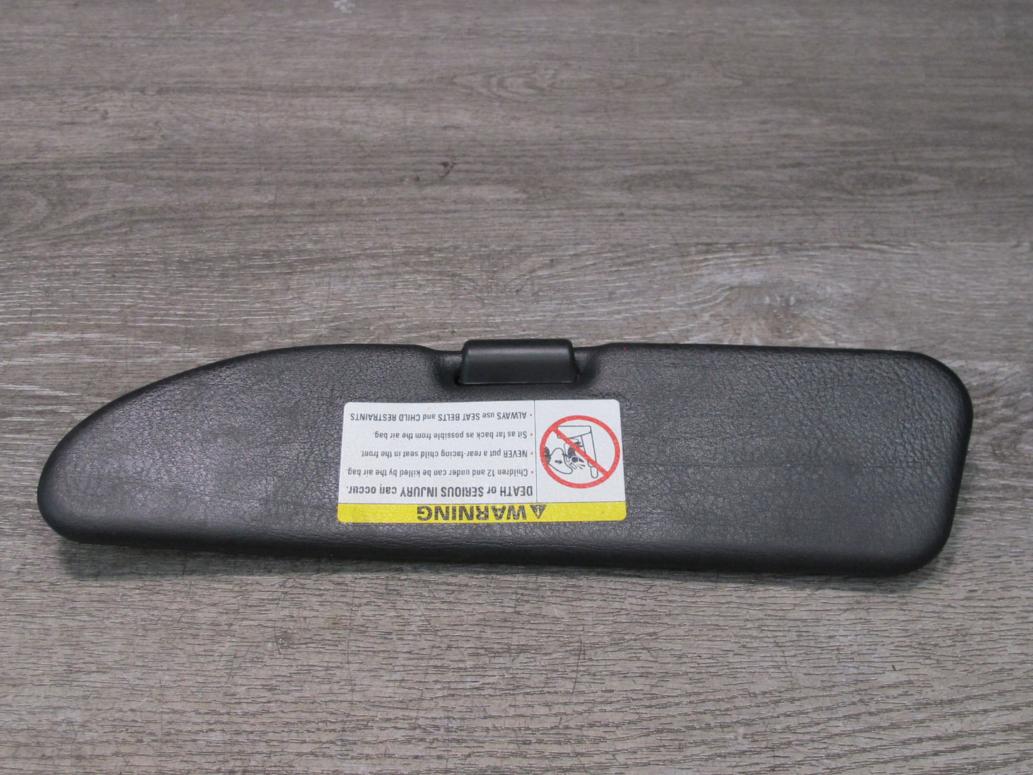 96-02 BMW E36/7 Z3 Roadster Set of 2 Front Left & Right Sun Visor Black OEM