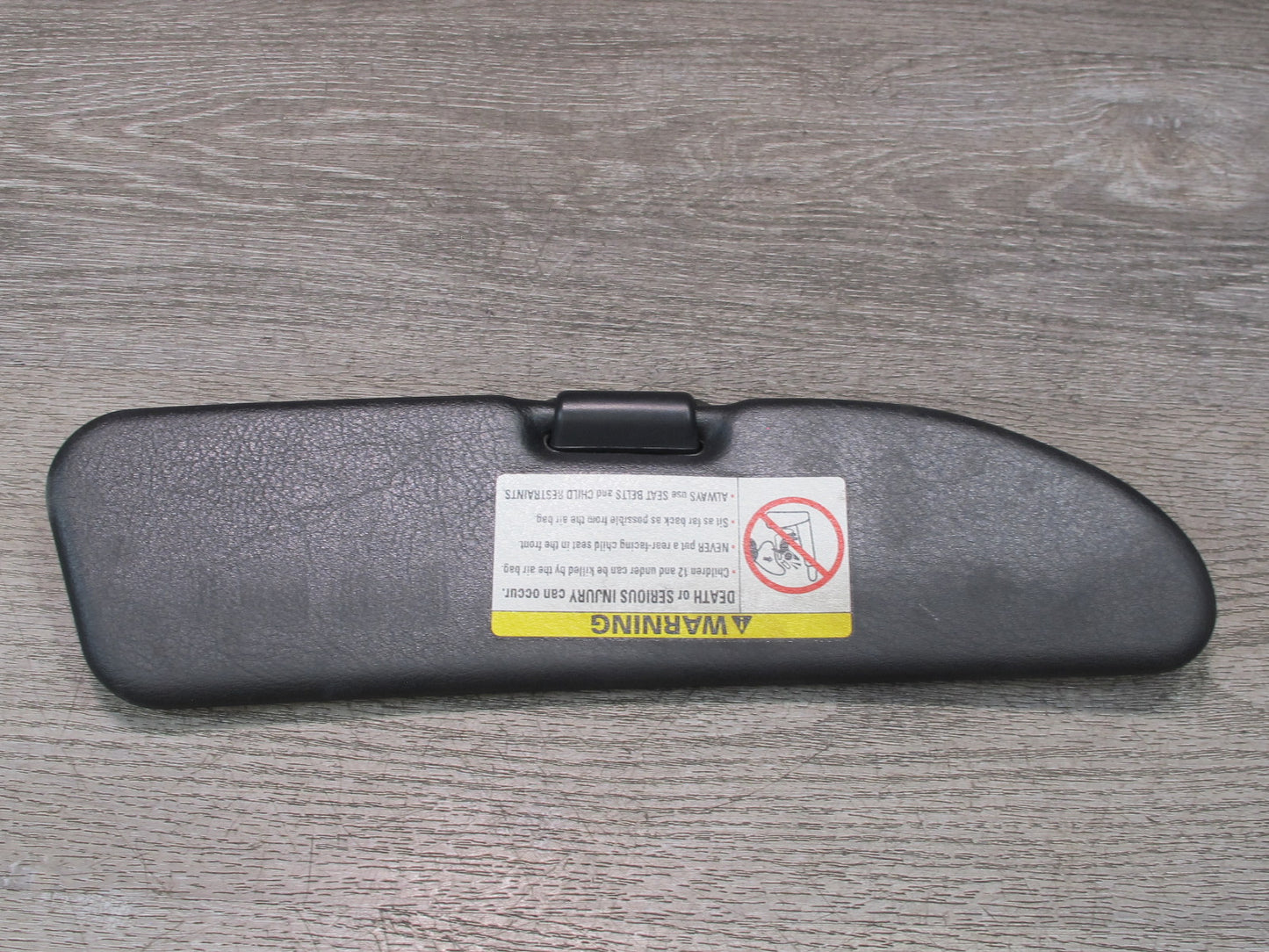 96-02 BMW E36/7 Z3 Roadster Set of 2 Front Left & Right Sun Visor Black OEM