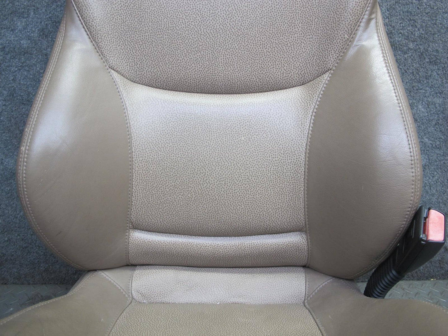 00-02 BMW E36/7 Z3 Set of 2 Left & Right Sport Heated Leather Seat Beige OEM