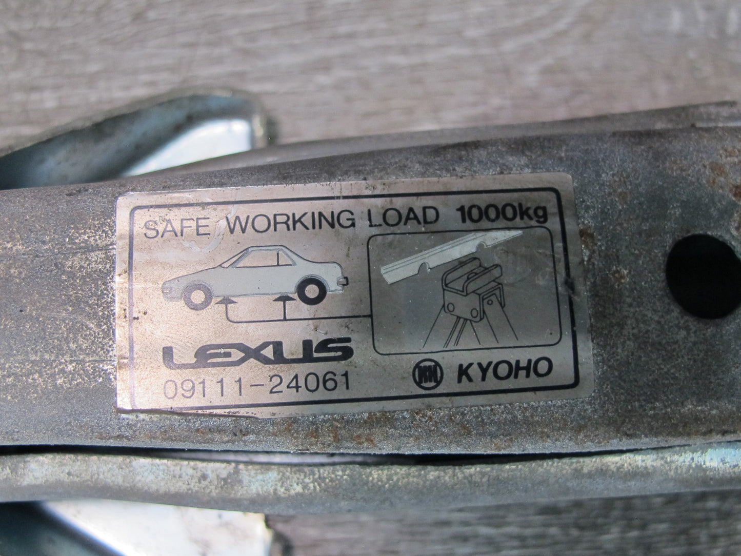92-00 Lexus JZZ31L SC400 SC300 Spare Tire Lift Jack w Handle Set OEM