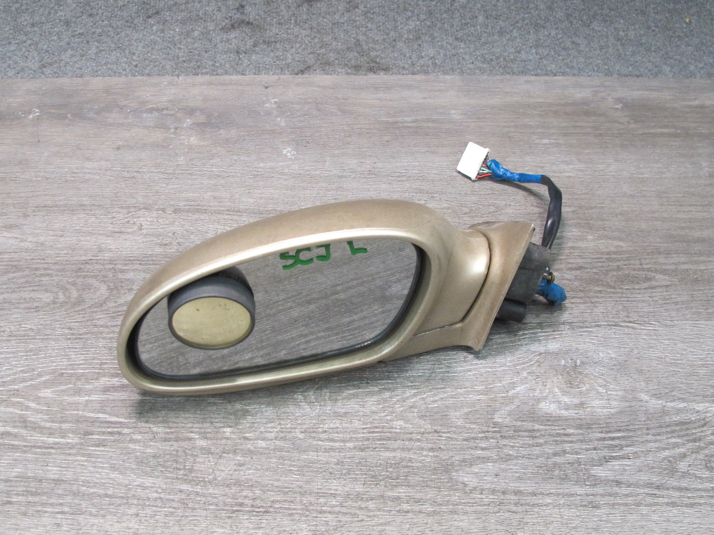 92-94 Lexus JZZ31L SC400 SC300 Left Door Side View Power Mirror Beige OEM