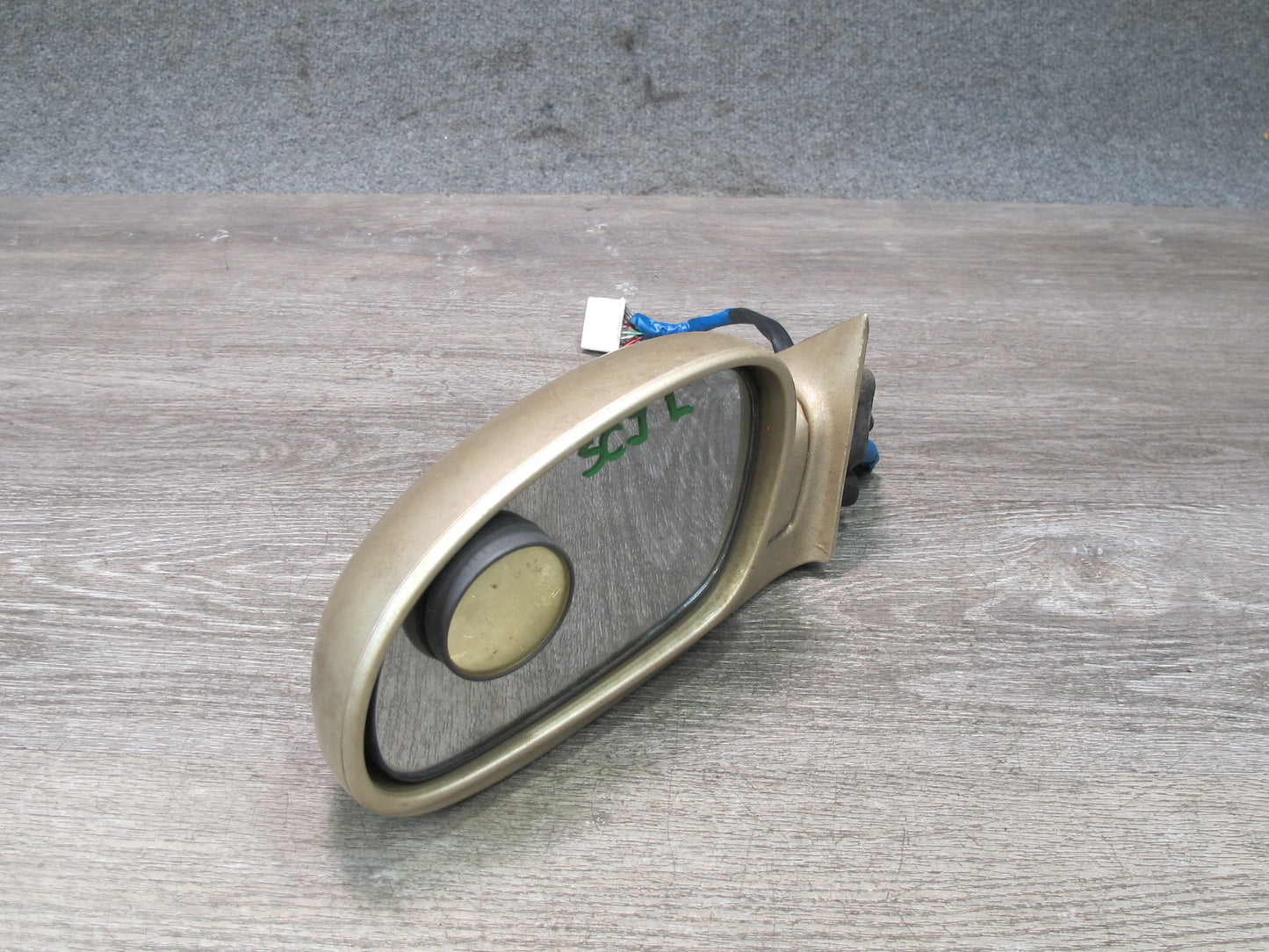 92-94 Lexus JZZ31L SC400 SC300 Left Door Side View Power Mirror Beige OEM