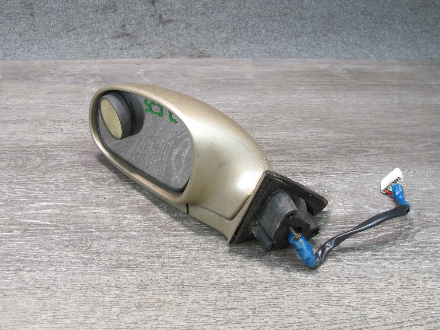 92-94 Lexus JZZ31L SC400 SC300 Left Door Side View Power Mirror Beige OEM