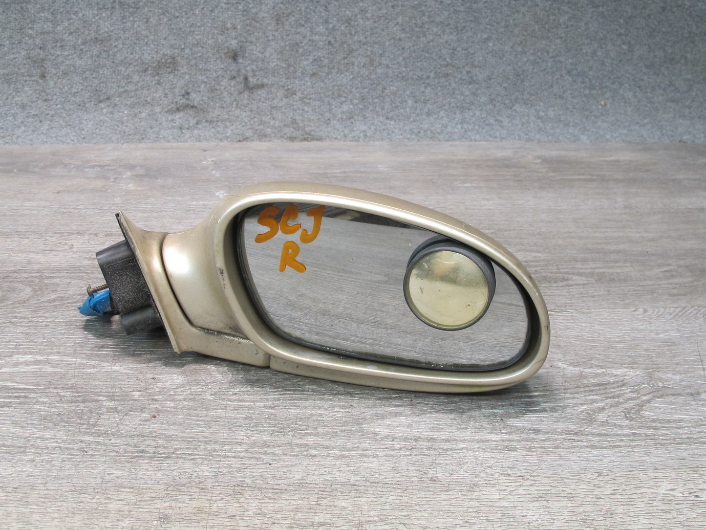 92-94 Lexus JZZ31L SC400 SC300 Right Door Side View Power Mirror Beige OEM