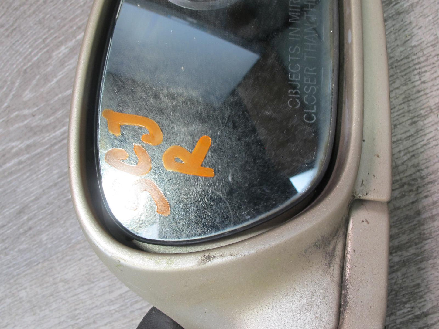 92-94 Lexus JZZ31L SC400 SC300 Right Door Side View Power Mirror Beige OEM